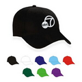 5 Panel Medium Profile Structured Cotton Cap